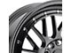 MACH Performance MP.42 Metallic Black Wheel; 17x7.5 (07-10 AWD Charger)