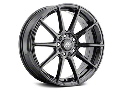 MACH Performance MP.43 Metallic Black Wheel; 18x8; 35mm Offset (07-10 AWD Charger)