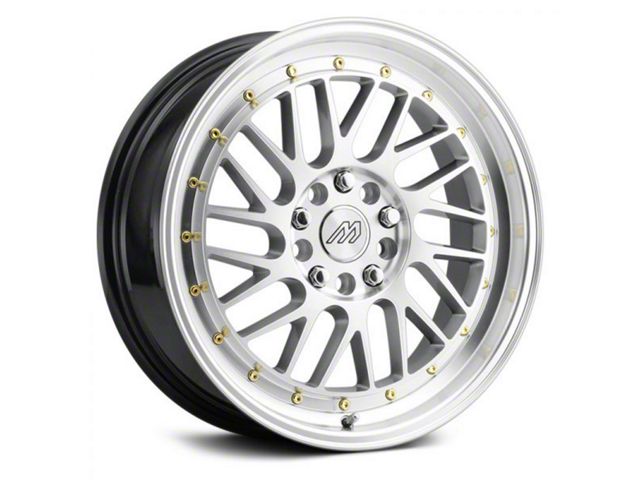 MACH Performance MP.42 Hyper Silver Machined Wheel; 17x7.5 (17-23 AWD Challenger)