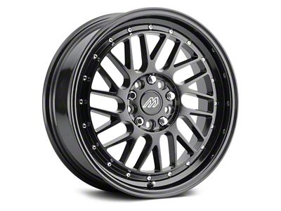 MACH Performance MP.42 Metallic Black Wheel; 17x7.5 (17-23 AWD Challenger)