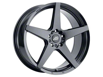 MACH Performance MP.52 Metallic Black Wheel; 20x8.5; 35mm Offset (17-23 AWD Challenger)