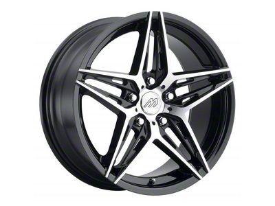 MACH Performance MP.56 Glossy Black Machined Wheel; 18x8 (17-23 AWD Challenger)