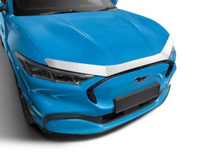 Aeroskin Hood Protector; Chrome (21-25 Mustang Mach-E)