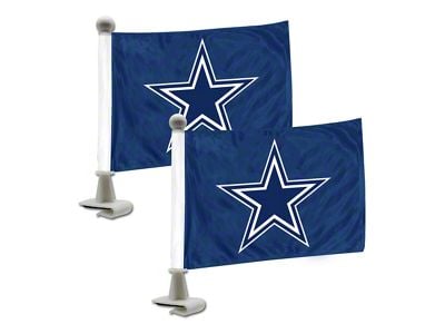 Ambassador Flags with Dallas Cowboys Logo; Brown (Universal; Some Adaptation May Be Required)