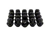 Black OEM Style Lug Nuts; 13/16-Inch; Set of 20 (21-25 Mustang Mach-E)