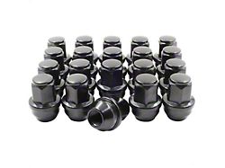 Black OEM Style Lug Nuts; 13/16-Inch; Set of 20 (21-25 Mustang Mach-E)