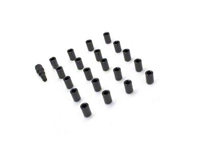 Black Tuner Lug Nuts; M14 x 1.5; Set of 20 (21-24 Mustang Mach-E)