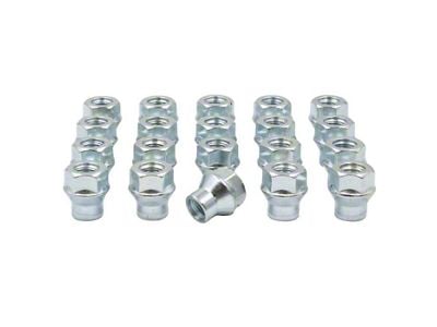 Bright Zinc OE ET Bulge Acorn Lug Nut Kit; 14mm x 1.5; Set of 20 (21-25 Mustang Mach-E)