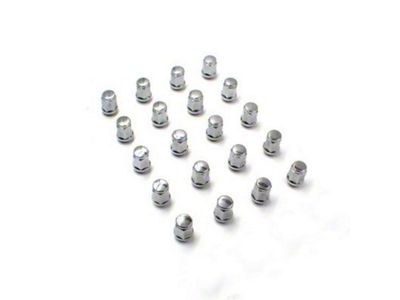 Bulge Chrome Acorn Lug Nut Kit; 3/4-Inch; Set of 20 (21-25 Mustang Mach-E)
