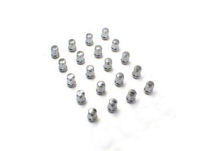 Bulge Chrome Acorn Lug Nut Kit; 3/4-Inch; Set of 20 (21-24 Mustang Mach-E)