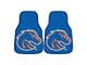 Carpet Front Floor Mats with Boise State University Logo; Blue (Universal; Some Adaptation May Be Required)