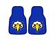 Carpet Front Floor Mats with Morehead State University Logo; Navy (Universal; Some Adaptation May Be Required)