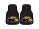Carpet Front Floor Mats with University of Southern Miss Logo; Black (Universal; Some Adaptation May Be Required)