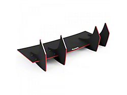 Centa VR4 Rear Diffuser; Gloss Black Vinyl (21-24 Mustang Mach-E)