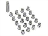 Chrome 6-Spline Lug Nut Kit; 14mm x 1.5; Set of 20 (21-25 Mustang Mach-E)