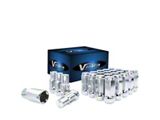 Chrome Acorn Lug Nuts for Aftermarket Wheels; M14x1.5; Set of 20 (21-26 Mustang Mach-E)