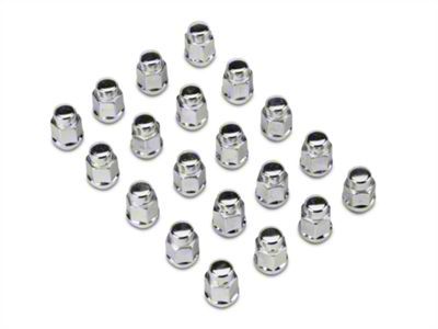 Chrome Lug Nut Kit; 14mm x 1.5; Set of 20 (21-25 Mustang Mach-E)