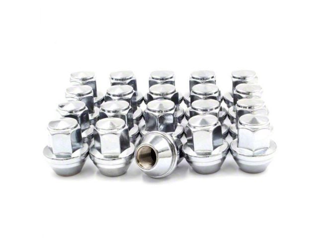 Chrome OEM Style Lug Nuts; 13/16-Inch; Set of 20 (21-24 Mustang Mach-E)