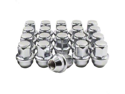 Chrome OEM Style Lug Nuts; 13/16-Inch; Set of 20 (21-24 Mustang Mach-E)
