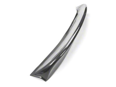 Duckbill Rear Spoiler; Carbon Fiber Print (21-25 Mustang Mach-E)