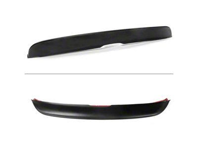 Duckbill Rear Spoiler; Matte Black (21-25 Mustang Mach-E)