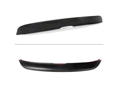 Duckbill Rear Spoiler; Matte Black (21-24 Mustang Mach-E)