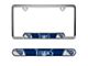 Embossed License Plate Frame with Tennessee Titans Logo; Blue (Universal; Some Adaptation May Be Required)