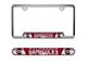 Embossed License Plate Frame with University of South Carolina Logo; Red (Universal; Some Adaptation May Be Required)