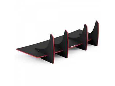 Genali VR4 Rear Diffuser; Carbon Flash Metallic Vinyl (21-24 Mustang Mach-E)