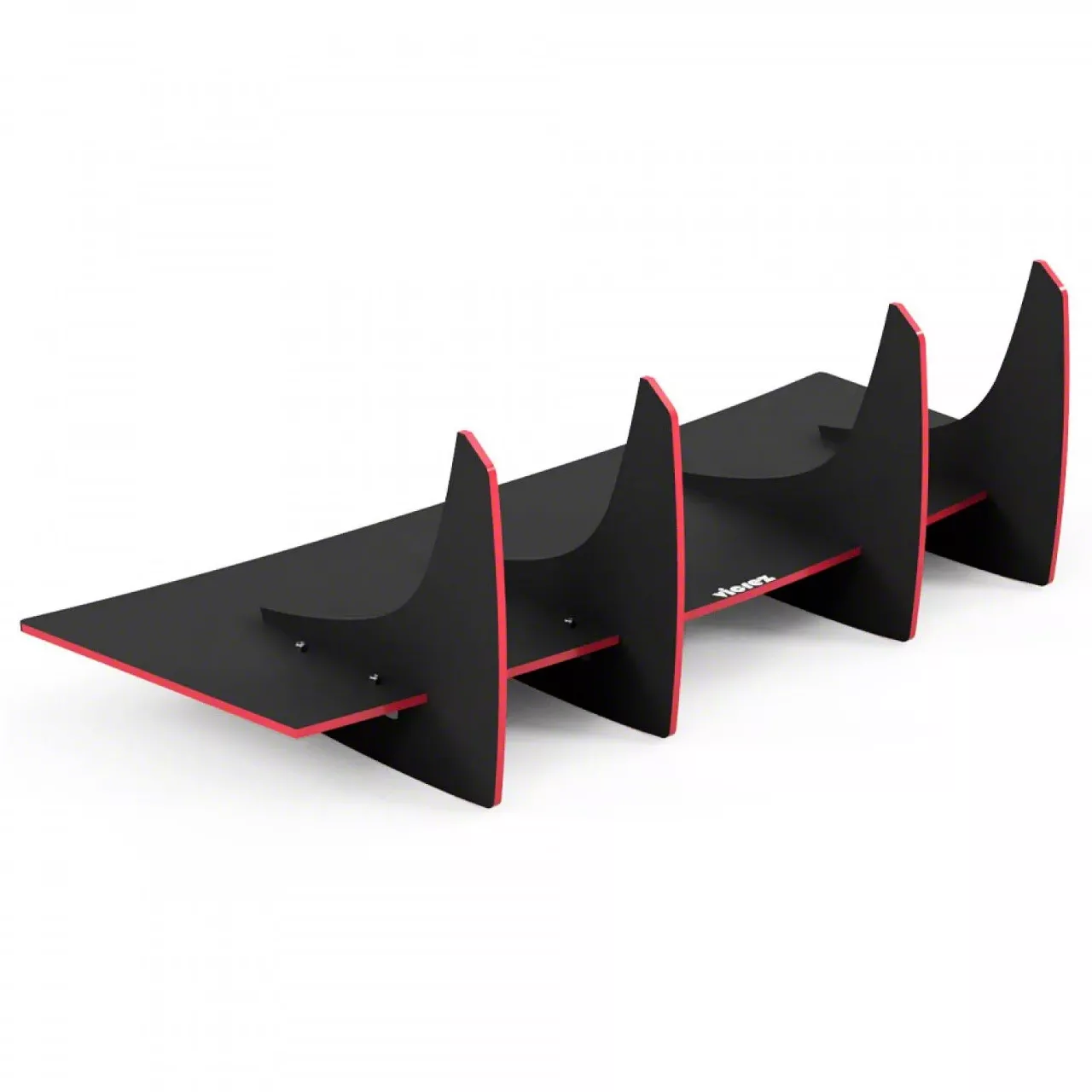 Mach-E Genali VR4 Rear Diffuser; Matte Black Vinyl (21-26 Mustang Mach ...