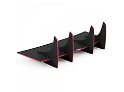 Genali VR4 Rear Diffuser; Matte Black Vinyl (21-23 Mustang Mach-E)