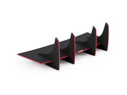 Genali VR4 Rear Diffuser; Matte Black (21-24 Mustang Mach-E)