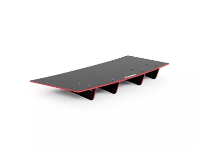 Jesky VR4 Rear Diffuser; Matte Black (21-25 Mustang Mach-E)