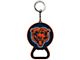 Keychain Bottle Opener with Chicago Bears Logo; Blue and Orange