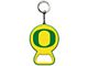 Keychain Bottle Opener with University of Oregon Logo; Green and Yellow
