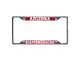 License Plate Frame with Arizona Diamondbacks Logo; Red (Universal; Some Adaptation May Be Required)