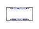 License Plate Frame with Baltimore Ravens Logo; Blue (Universal; Some Adaptation May Be Required)