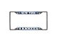 License Plate Frame with New York Yankees Logo; Blue (Universal; Some Adaptation May Be Required)