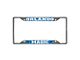 License Plate Frame with Orlando Magic Logo; Chrome (Universal; Some Adaptation May Be Required)