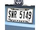 License Plate Frame with Pittsburgh Pirates Logo; Black (Universal; Some Adaptation May Be Required)
