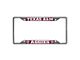 License Plate Frame with Texas A&M University Logo; Chrome (Universal; Some Adaptation May Be Required)