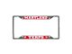 License Plate Frame with University of Maryland Logo; Chrome (Universal; Some Adaptation May Be Required)