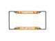 License Plate Frame with University of Tennessee Logo; Chrome (Universal; Some Adaptation May Be Required)