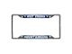 License Plate Frame with West Virginia University Logo; Chrome (Universal; Some Adaptation May Be Required)