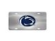 License Plate with Penn State University Logo; Stainless Steel (Universal; Some Adaptation May Be Required)