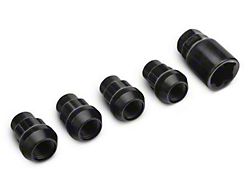 Locks with Key for Black Acorn Lug Nuts; 14mm x 1.5 (21-25 Mustang Mach-E)