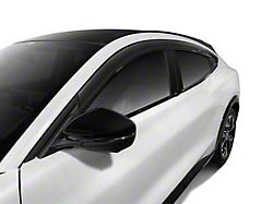 Low Profile Ventvisor Window Deflectors; Front and Rear; Dark Smoke (21-25 Mustang Mach-E)