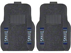 Molded Front Floor Mats with Tennessee Titans Logo (Universal; Some Adaptation May Be Required)