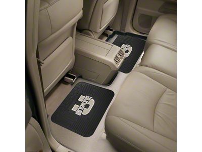 Molded Rear Floor Mats with Utah State University Logo (Universal; Some Adaptation May Be Required)