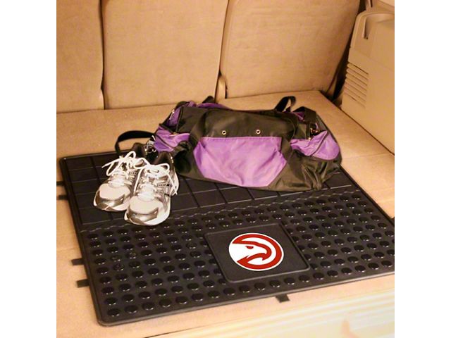 Molded Trunk Mat with Atlanta Hawks Logo (Universal; Some Adaptation May Be Required)